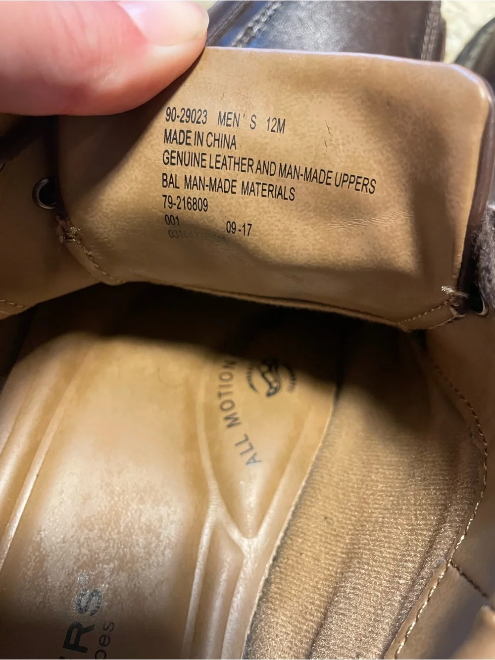 Dockers Men's Dark Brown Leather